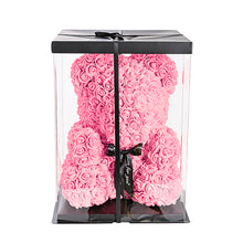 Load image into Gallery viewer, Rose Bear Tiffany Pink (35cmH)