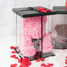 Load image into Gallery viewer, Rose Bear Tiffany Pink (35cmH)